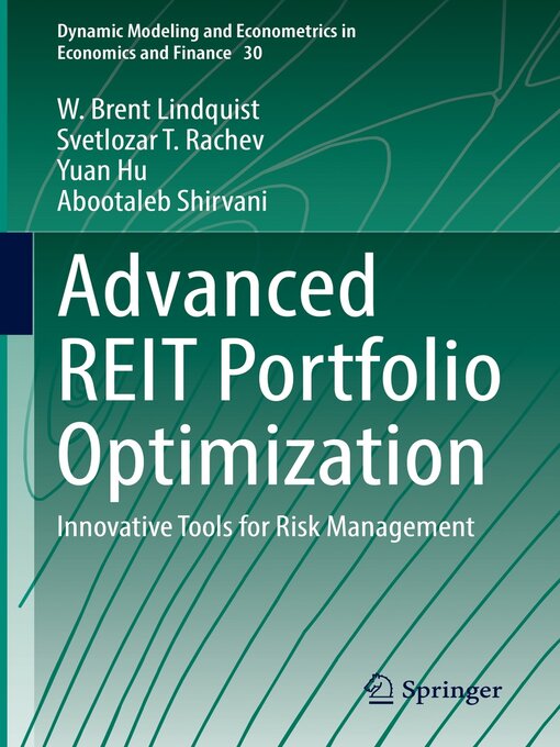 Title details for Advanced REIT Portfolio Optimization by W. Brent Lindquist - Available